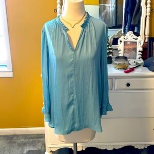 Loft blouse in light blue size small
